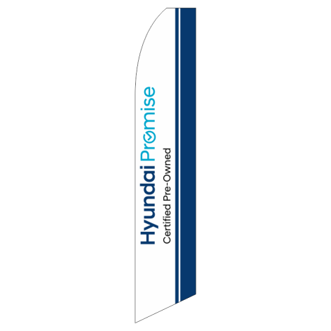 Hyundai Promise CPO Swooper Flag