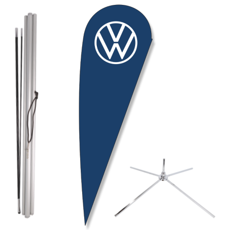 VW Bow Flag - Showroom Base Kit