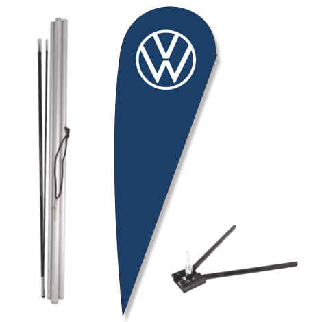VW Bow Flag - Under Tire Base Kit
