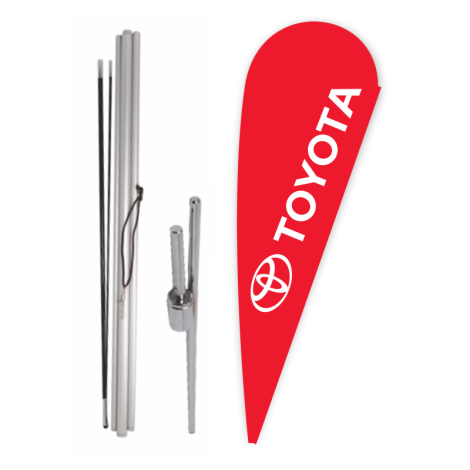 Toyota Bow Flag - Ground Spike Kit