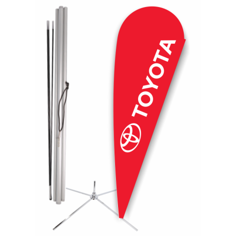 Toyota Bow Flag - Showroom Base Kit