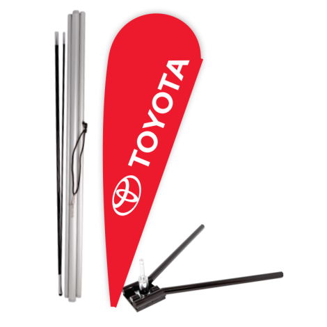 Toyota Bow Flag - Under Tire Base Kit
