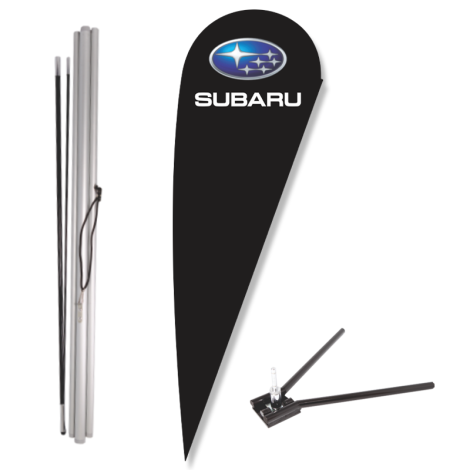 Subaru Bow Flag - Under Tire Base Kit