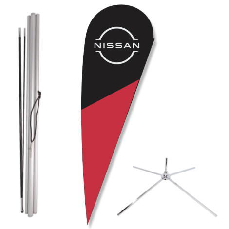 Nissan Bow Flag - Showroom Base Kit