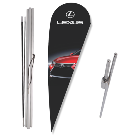 Lexus Bow Flag - Ground Spike Kit