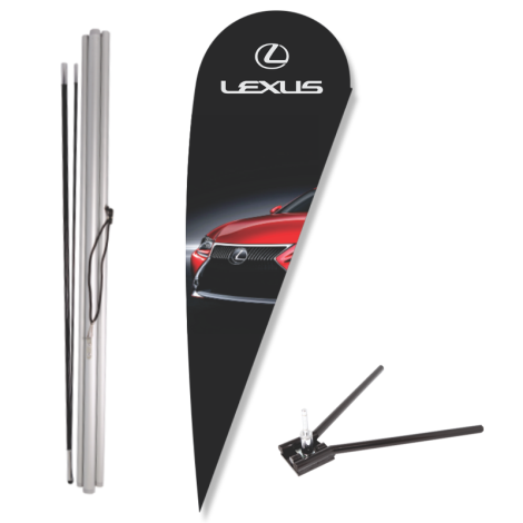 Lexus Bow Flag - Under Tire Base Kit