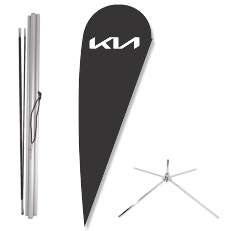 Kia Bow Flag - Showroom Base Kit