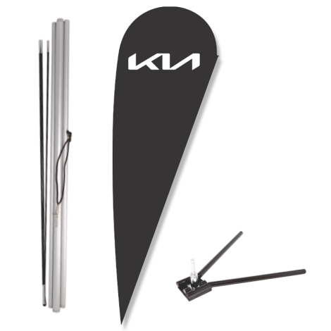 Kia Bow Flag - Under Tire Base Kit