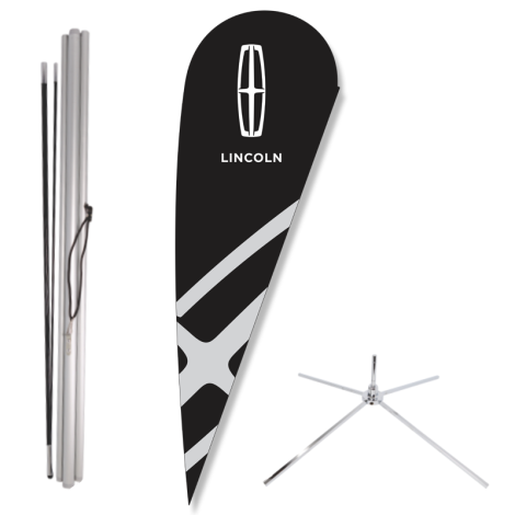 Lincoln Bow Flag - Showroom Base Kit