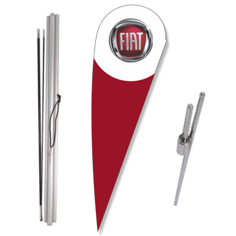 Fiat Bow Flag - Ground Spike Kit