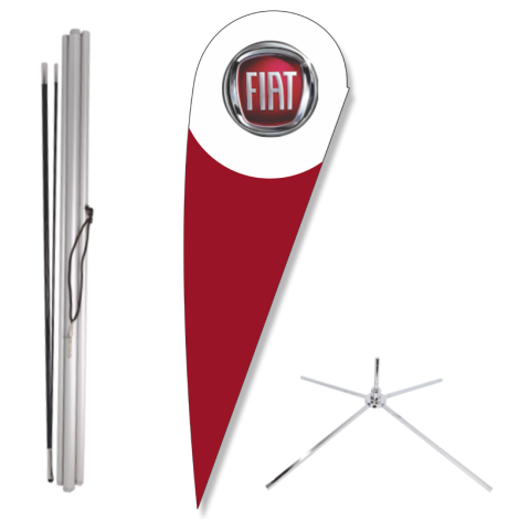 Fiat Bow Flag - Showroom Base Kit