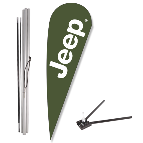 Jeep Bow Flag - Under Tire Base Kit