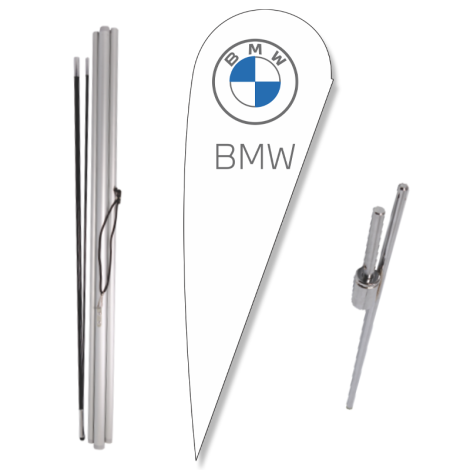 BMW Bow Flag - Ground Spike Kit