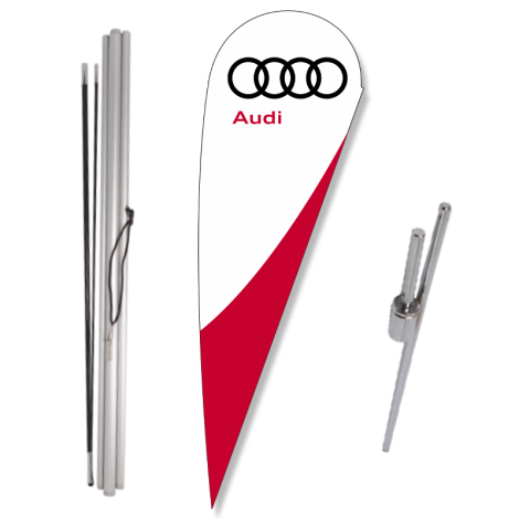 Audi Bow Flag - Ground Spike Kit