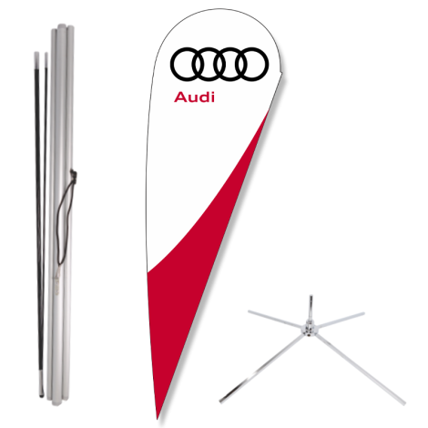 Audi Bow Flag - Showroom Base Kit