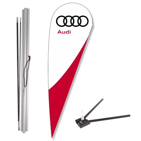 Audi Bow Flag - Under Tire Base Kit