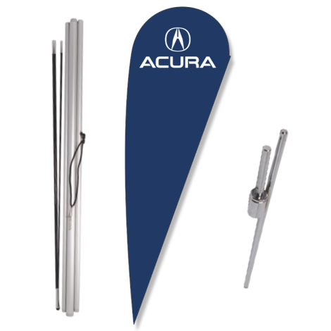 Acura Bow Flag - Ground Spike Kit