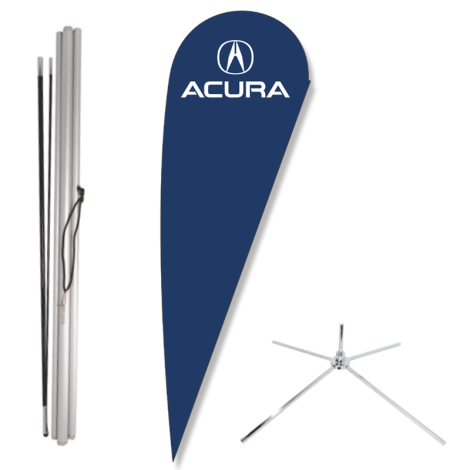 Acura Bow Flag - Showroom Base Kit