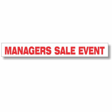 Banner ONLY for 12' Inflatable Manager/Salesman - Managers Sale Event
