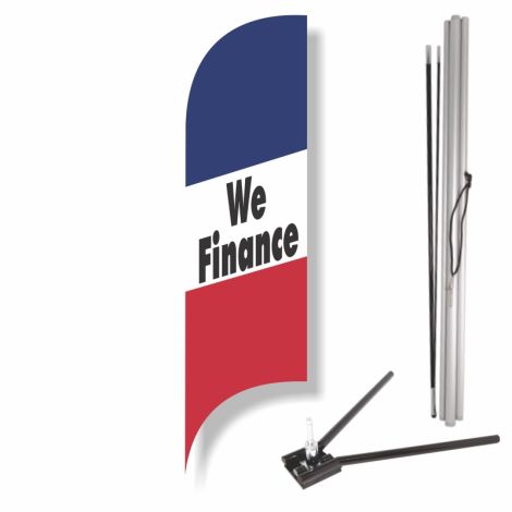 Blade Flag - We Finance (Under Tire Kit)