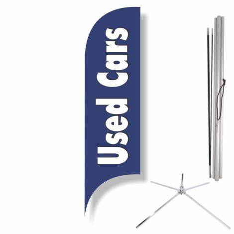 Blade Flag - Used Cars (Blue) (Showroom kit)