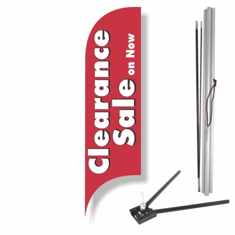 Blade Flag - Clearance Sale On Now (Red) (Under Tire Kit)