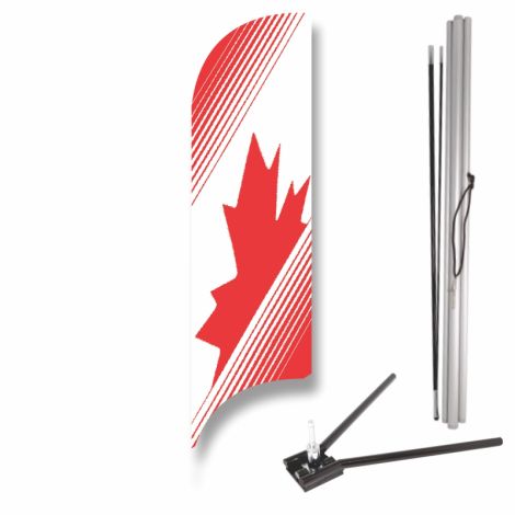 Blade Flag - Canadian Stripe (Under Tire Kit)