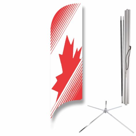 Blade Flag - Canadian Stripe (Showroom Kit)