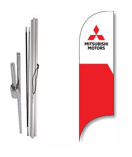 Mitsubishi Motors Blade Flag & Ground Spike Kit