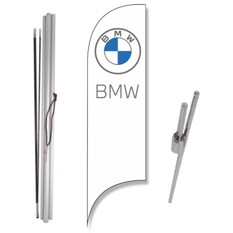 BMW Blade Flag & Ground Spike Kit