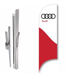 Audi Blade Flag & Ground Spike Kit