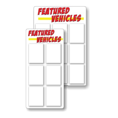 Wall Specials Board - 'Featured Vehicles'