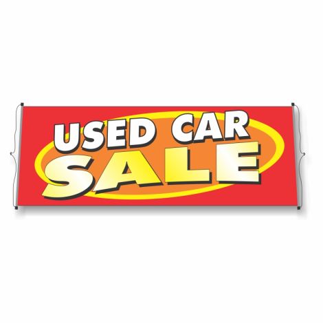Reusable Windshield Banners - Used Car Sale