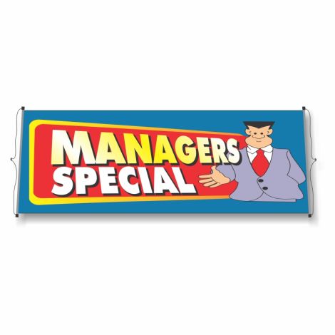 Reusable Windshield Banners - Managers Special