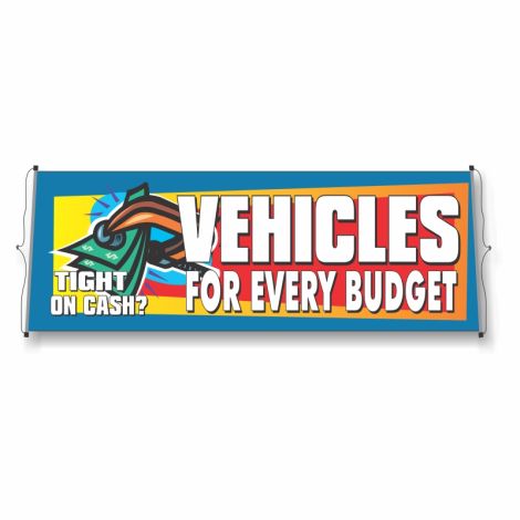 Reusable Windshield Banners - Vehicles For Every Budget