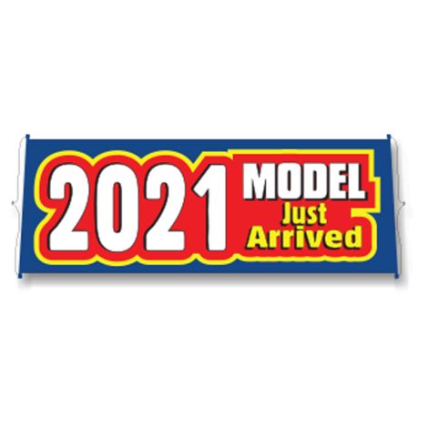 Reusable Windshield Banners - 2021 Models Just Arrived