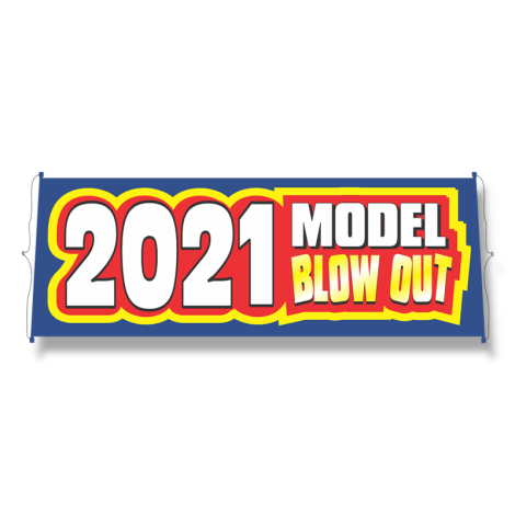 Reusable Windshield Banners - 2021 Model Blow Out