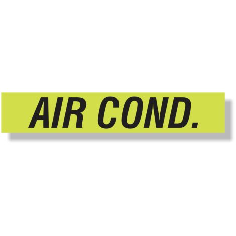 EZ Windshield Slogan Decals (Air Cond.)