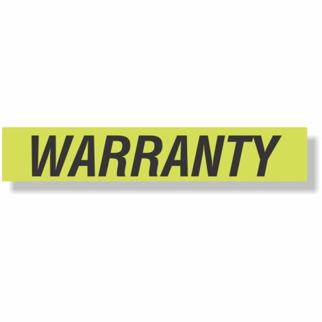 EZ Windshield Slogan Decals (Warranty)