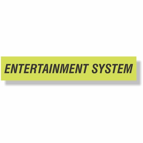 EZ Windshield Slogan Decals (Entertainment System)