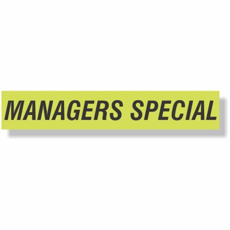 EZ Windshield Slogan Decals (Managers Special)
