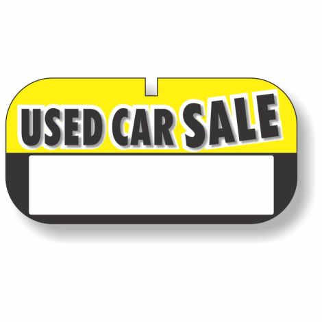 Gigantic Windshield Pricing Kits - Used Car Sale