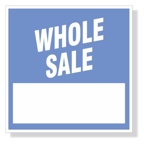 Decals for Monthly Sales Record - Whole Sale
