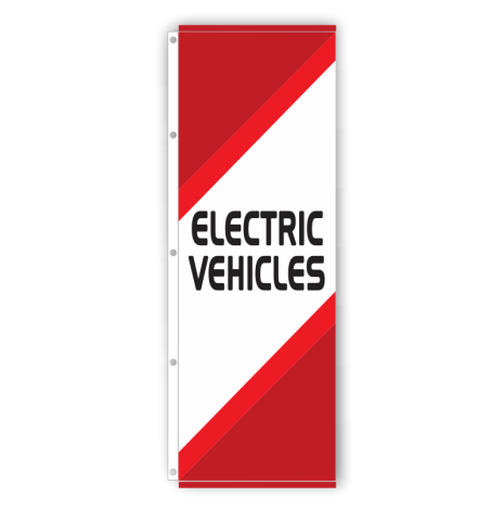 'Electric Vehicles' Duro-Colour Sublimated Flags