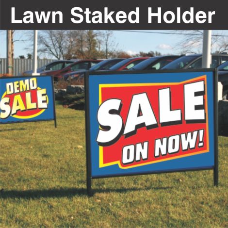 Quickie Auto Sign Lawn Staked Holder
