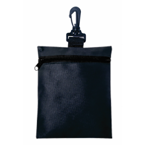Custom Zippered Pouch - Black