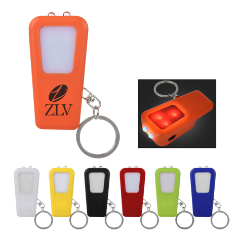 Key Tag with COB light with Whistle