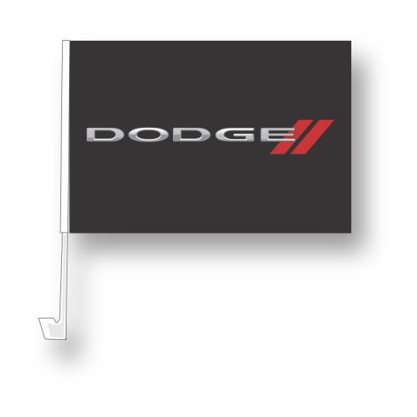Clip-On Window Flag - Dodge