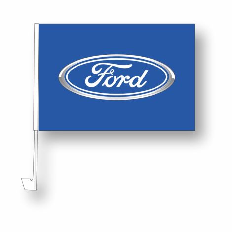 Clip-On Window Flag - Ford