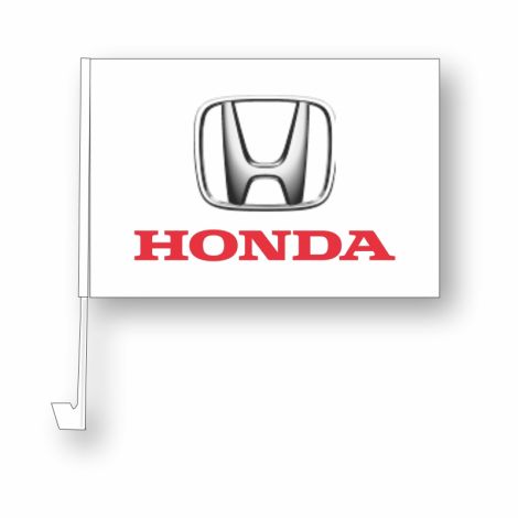 Clip-On Window Flag - Honda
